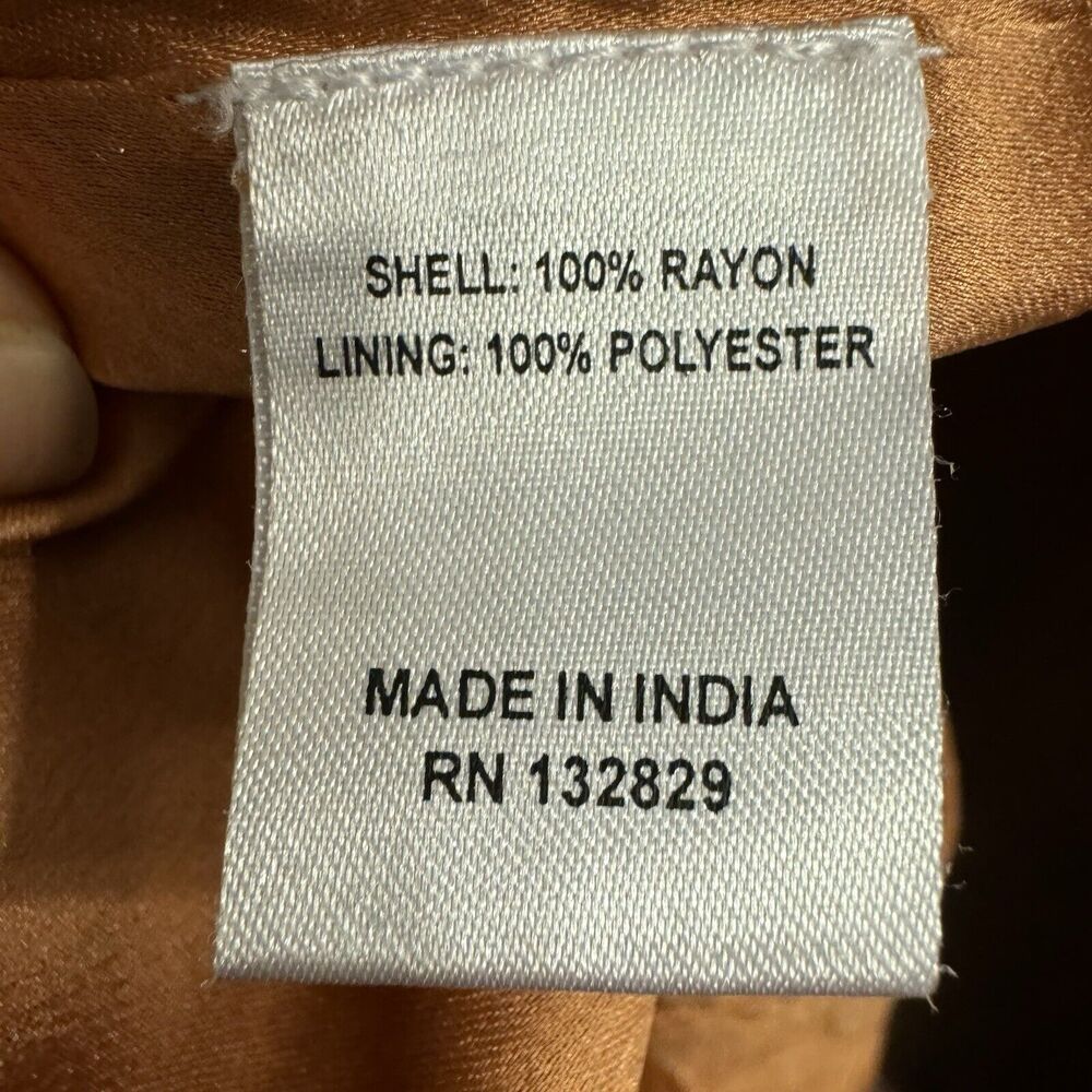 Lovers And Friends Dress Small Golden True Wrap Mini Chic Cocktail Party Date - Picture 5 of 5